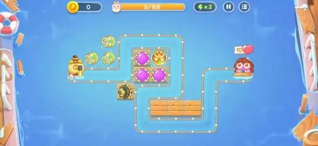 《保卫萝卜4》第2章金萝卜全清攻略