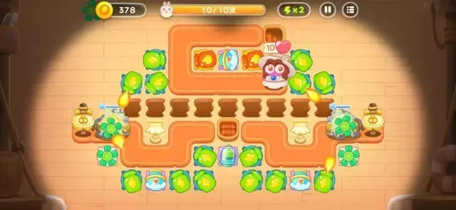 《保卫萝卜4》第2章金萝卜全清攻略