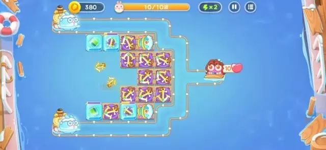 《保卫萝卜4》第2章金萝卜全清攻略