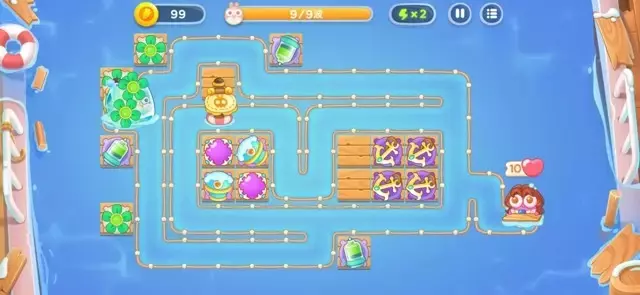 《保卫萝卜4》第2章金萝卜全清攻略