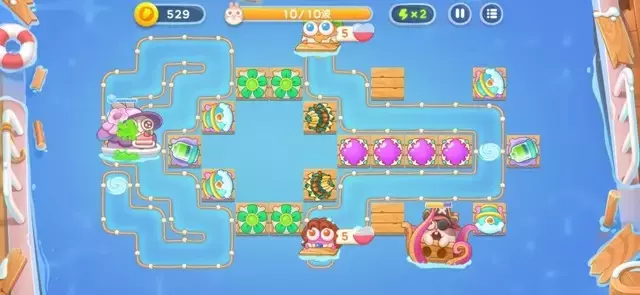 《保卫萝卜4》第2章金萝卜全清攻略