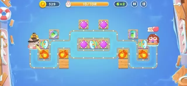 《保卫萝卜4》第2章金萝卜全清攻略