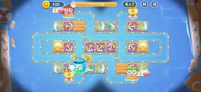 《保卫萝卜4》第2章金萝卜全清攻略