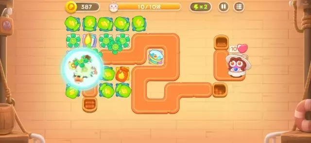 《保卫萝卜4》第2章金萝卜全清攻略