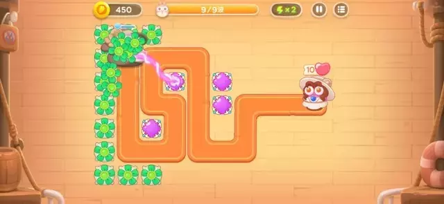 《保卫萝卜4》第2章金萝卜全清攻略