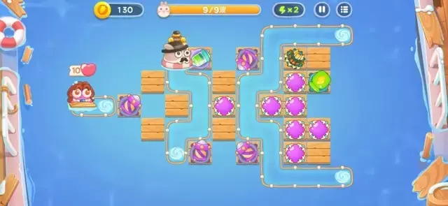 《保卫萝卜4》第2章金萝卜全清攻略