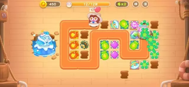 《保卫萝卜4》第2章金萝卜全清攻略