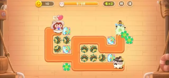 《保卫萝卜4》第2章金萝卜全清攻略