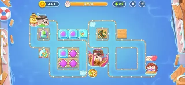 《保卫萝卜4》第2章金萝卜全清攻略