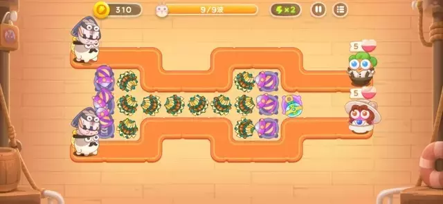 《保卫萝卜4》第2章金萝卜全清攻略