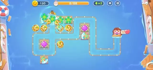 《保卫萝卜4》第2章金萝卜全清攻略