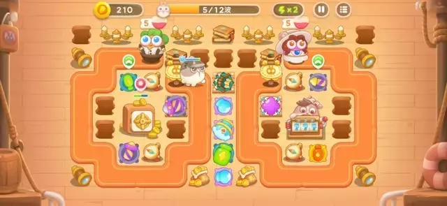 《保卫萝卜4》第2章金萝卜全清攻略