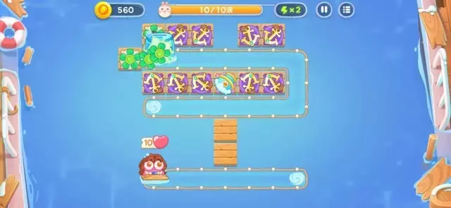 《保卫萝卜4》第2章金萝卜全清攻略