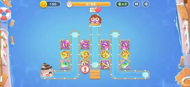 《保卫萝卜4》第2章金萝卜全清攻略