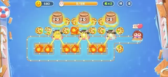 《保卫萝卜4》第2章金萝卜全清攻略