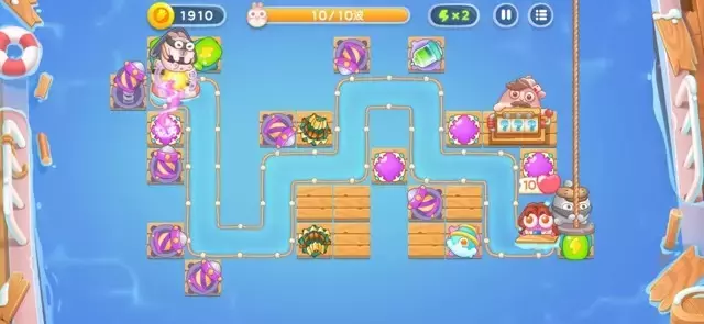 《保卫萝卜4》第2章金萝卜全清攻略