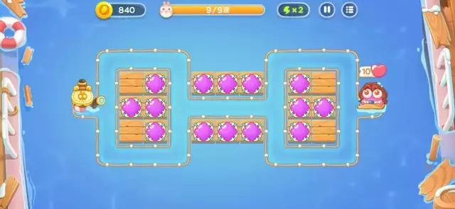 《保卫萝卜4》第2章金萝卜全清攻略