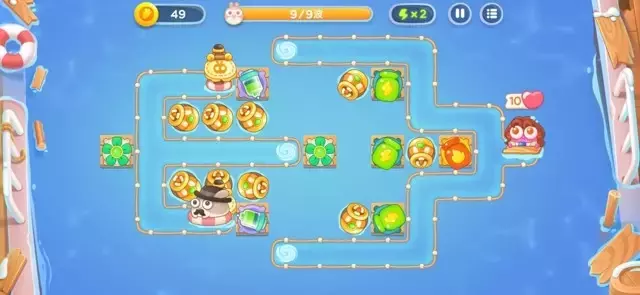 《保卫萝卜4》第2章金萝卜全清攻略