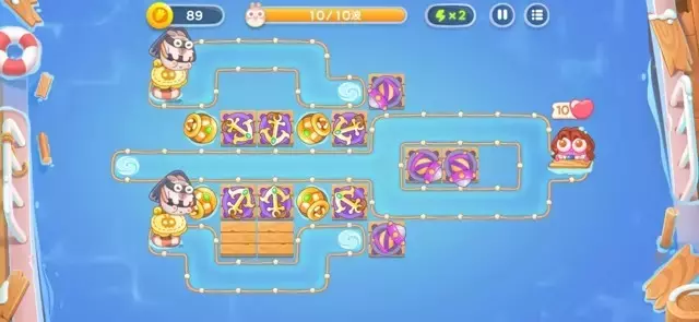 《保卫萝卜4》第2章金萝卜全清攻略