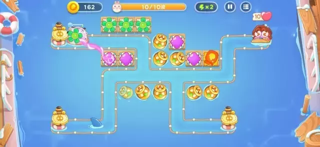 《保卫萝卜4》第2章金萝卜全清攻略