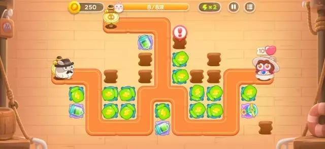 《保卫萝卜4》第2章金萝卜全清攻略