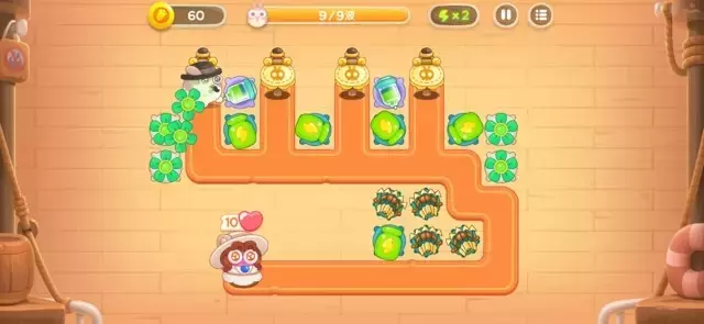 《保卫萝卜4》第2章金萝卜全清攻略