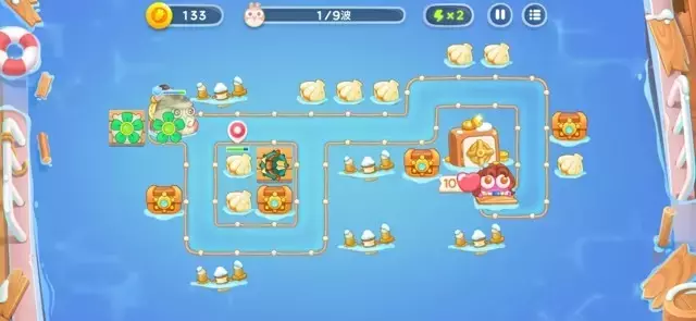 《保卫萝卜4》第2章金萝卜全清攻略