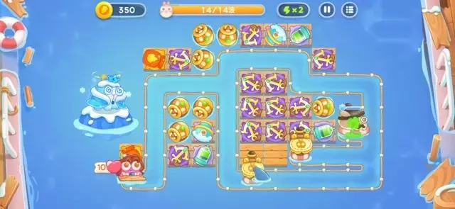 《保卫萝卜4》第2章金萝卜全清攻略