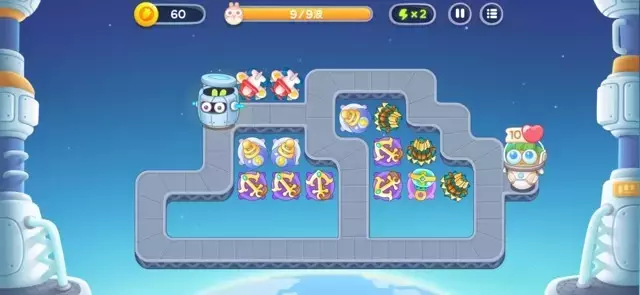 《保卫萝卜4》第三章金萝卜全清攻略