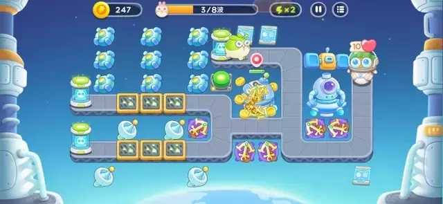 《保卫萝卜4》第三章金萝卜全清攻略