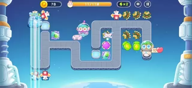 《保卫萝卜4》第三章金萝卜全清攻略