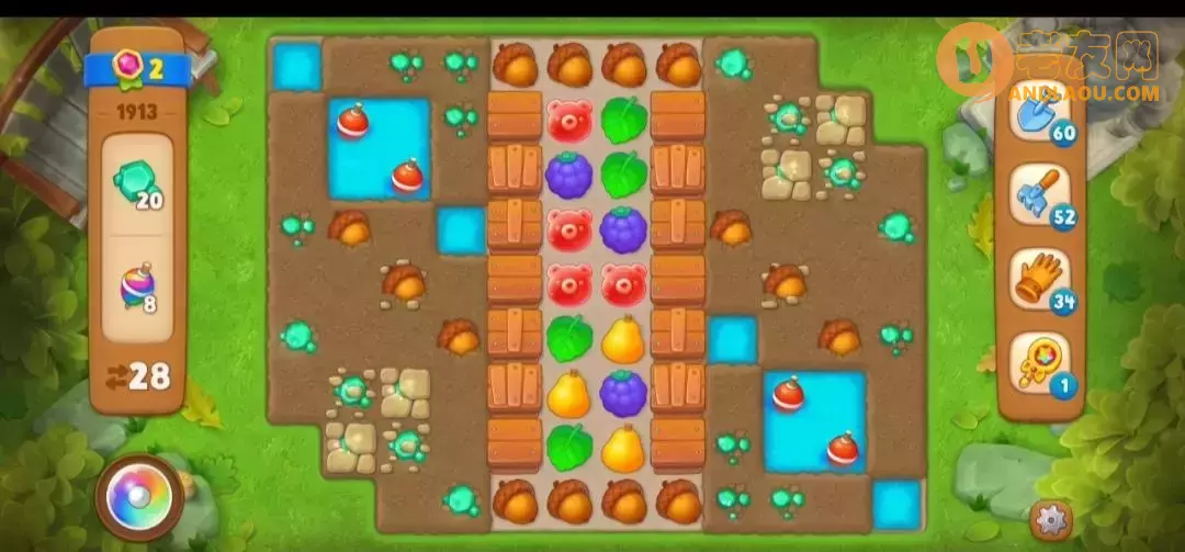 《梦幻花园》第1913关图文攻略