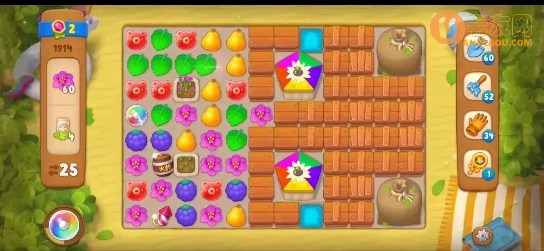 《梦幻花园》第1914关图文攻略