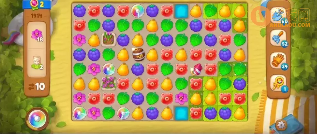 《梦幻花园》第1914关图文攻略