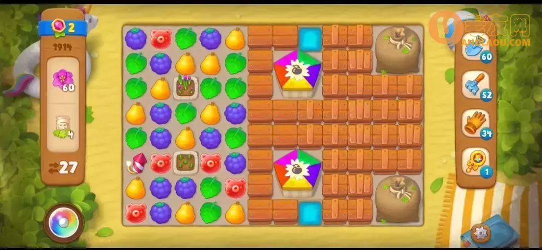 《梦幻花园》第1914关图文攻略