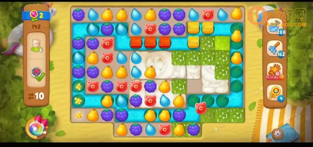 《梦幻花园》黄金杯第142关图文攻略