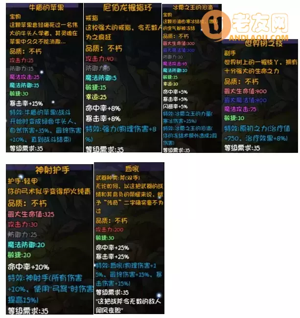 《再刷一把》第13层装备图鉴