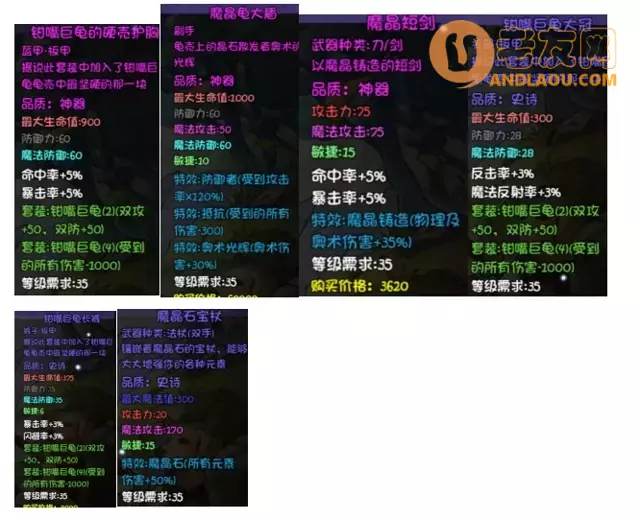 《再刷一把》第13层装备图鉴