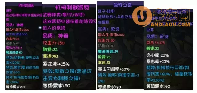 《再刷一把》第15层装备图鉴