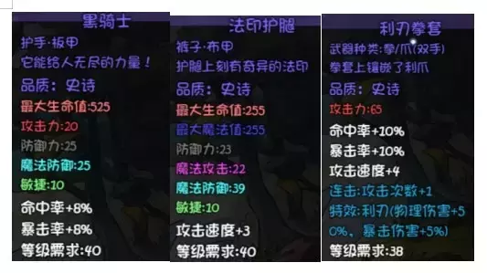 《再刷一把》第15层装备图鉴