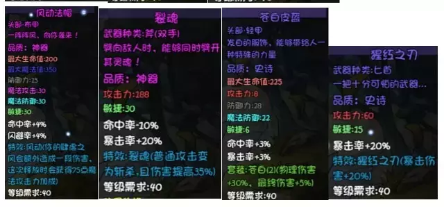 《再刷一把》第15层装备图鉴