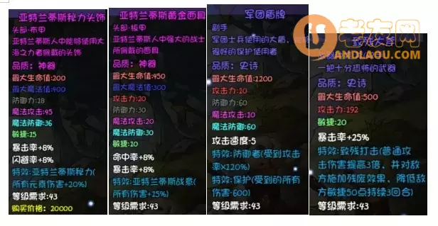 《再刷一把》第16层装备图鉴