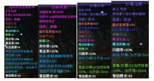 《再刷一把》第17层装备图鉴