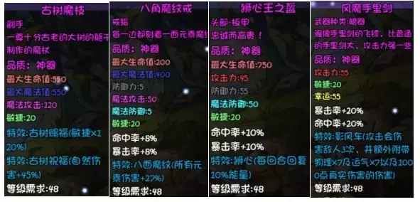 《再刷一把》第18层装备图鉴