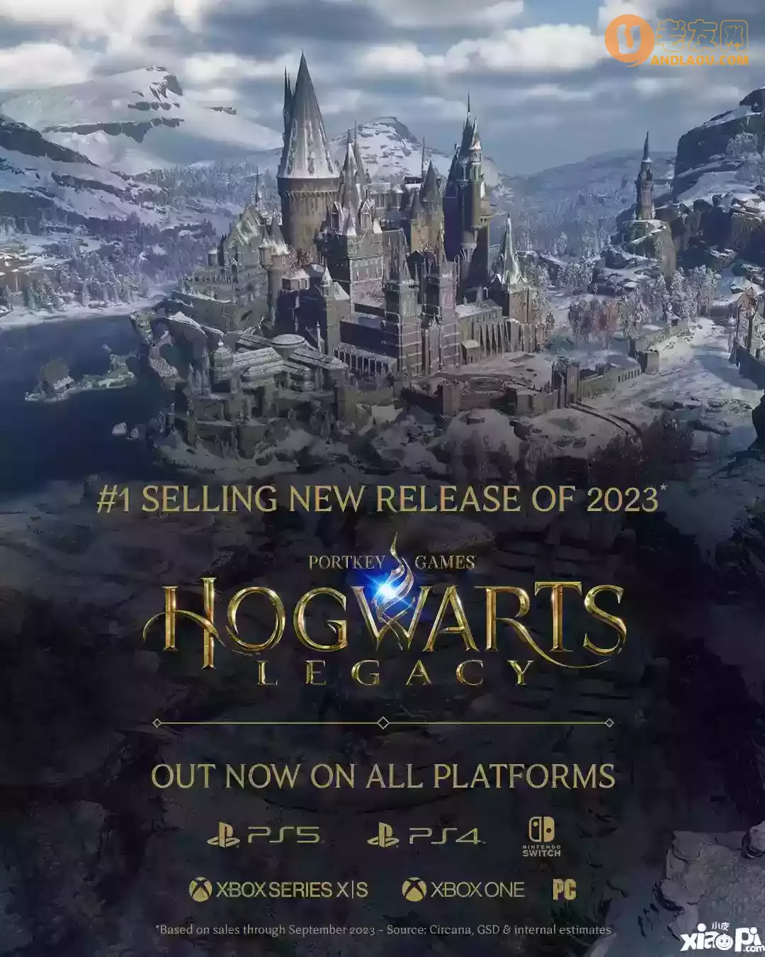 华纳表示《霍格沃茨之遗》成为今年销量最高新作